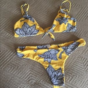 Shein bikini set Golden Yellow